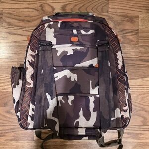 LUG Camo brown Backpack with Padded Shoulder Straps and Structured Design